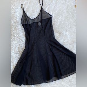 Black sheered baby doll pjs